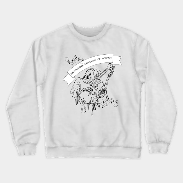 Halloween's symphony of horror Crewneck Sweatshirt by CyberFather